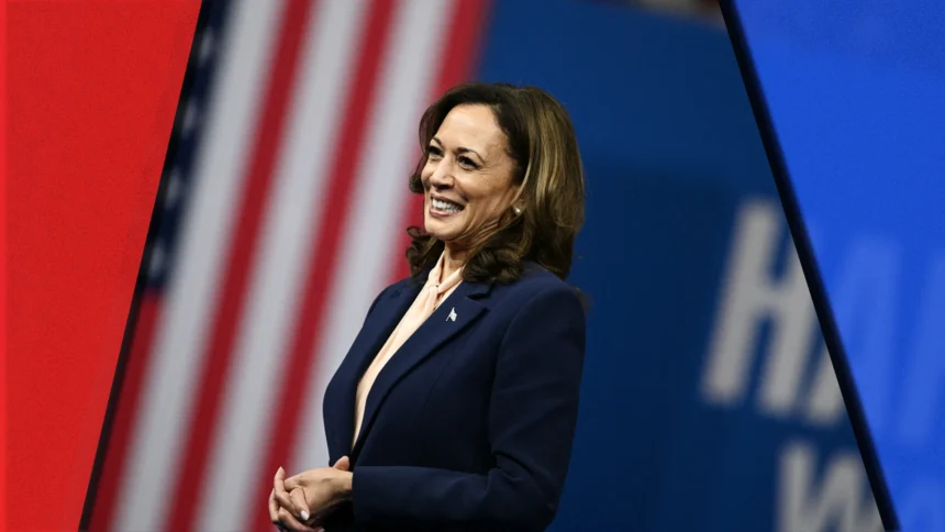 Kamala assume liderança sobre Trump