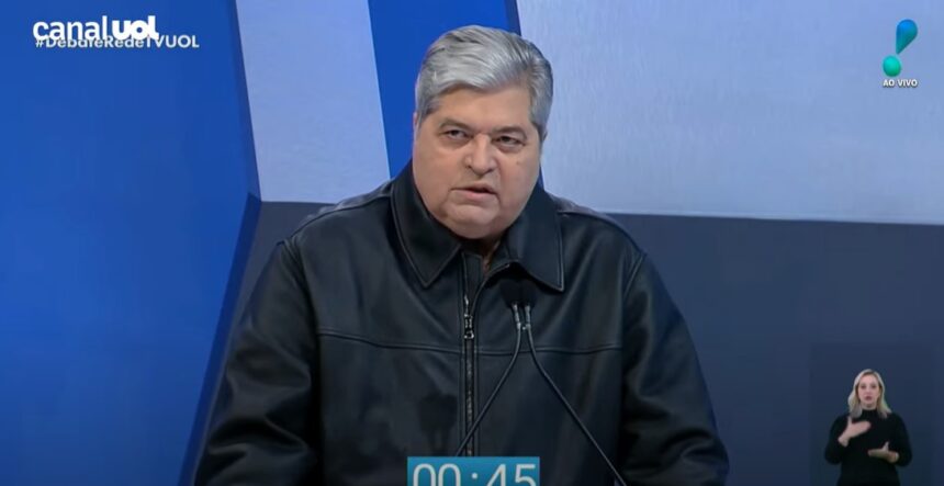 "Não me arrependo de nada", diz Datena em debate nesta terça (17)